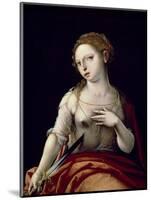 The Death of Lucretia, 1501-1550-Maestro Del Papagayo-Mounted Giclee Print