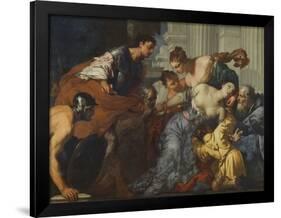 The Death of Lucretia, 17Th Century (Oil on Canvas)-Antonio Zanchi-Framed Giclee Print