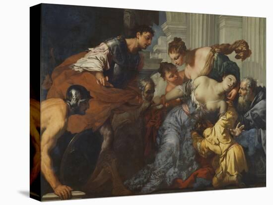 The Death of Lucretia, 17Th Century (Oil on Canvas)-Antonio Zanchi-Stretched Canvas