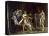 The Death of Lucretia, 1871-Eduardo Rosales-Stretched Canvas