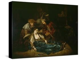 The Death of Lucretia, Mid 1640S-Rembrandt van Rijn-Stretched Canvas