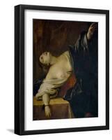 The Death of Lucretia-Francesco Cairo-Framed Giclee Print