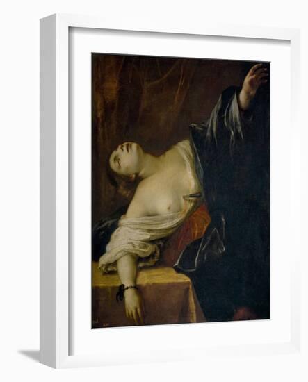 The Death of Lucretia-Francesco Cairo-Framed Giclee Print