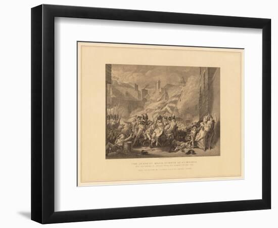 'The Death of Major Peirson at St. Heliers', 1781 (1878)-JJ Crew-Framed Giclee Print