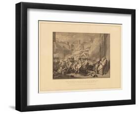 'The Death of Major Peirson at St. Heliers', 1781 (1878)-JJ Crew-Framed Giclee Print