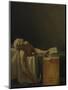 The Death of Marat, 1793-Jacques Louis David-Mounted Giclee Print