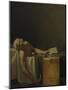 The Death of Marat, 1793-Jacques Louis David-Mounted Giclee Print