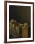 The Death of Marat, 1793-Jacques Louis David-Framed Giclee Print