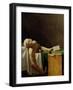 The Death of Marat, after the Original by Jacques-Louis David-Jerome Martin Langlois-Framed Giclee Print