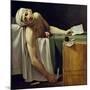 The Death of Marat (John Paul Marat (1743-1793) Murdered). Detail. Painting by Jacques Louis David-Jacques Louis David-Mounted Giclee Print