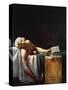 The Death Of Marat-Jacques-Louis David-Stretched Canvas