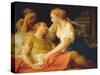 The Death of Marc Anthony, 1763-Pompeo Batoni-Stretched Canvas