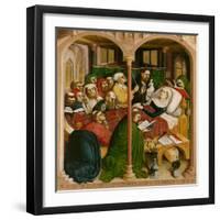 The Death of Mary. the Wings of the Wurzach Altar, 1437-Hans Multscher-Framed Giclee Print