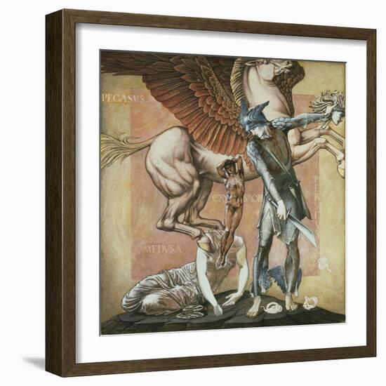 The Death of Medusa I, C.1876-Edward Burne-Jones-Framed Giclee Print