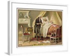 The Death of Mirabeau, 2 April 1791-null-Framed Giclee Print