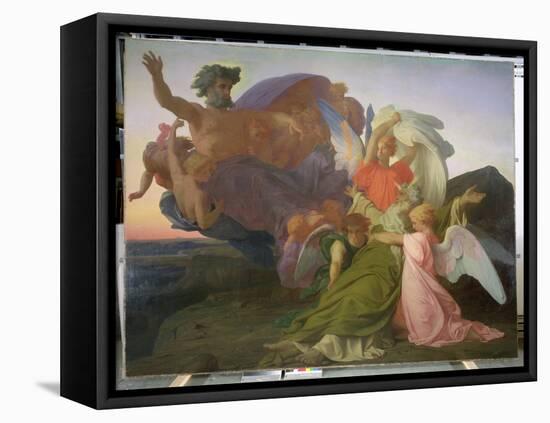 The Death of Moses, 1851 (Oil on Canvas) (See also 225067)-Alexandre Cabanel-Framed Stretched Canvas