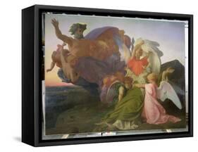 The Death of Moses, 1851 (Oil on Canvas) (See also 225067)-Alexandre Cabanel-Framed Stretched Canvas
