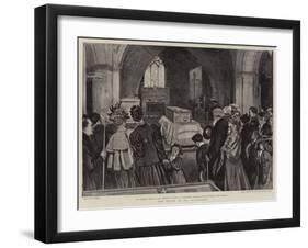 The Death of Mr Gladstone-William Small-Framed Giclee Print