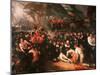 The Death of Nelson, 1806-Benjamin West-Mounted Giclee Print