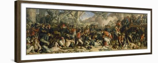 The Death of Nelson, 1859-1864-Daniel Maclise-Framed Premium Giclee Print