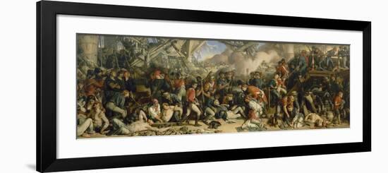 The Death of Nelson, 1859-1864-Daniel Maclise-Framed Premium Giclee Print