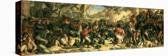 The Death of Nelson, 1859-64-Daniel Maclise-Stretched Canvas