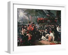 The Death of Nelson, 21st October 1805-Benjamin West-Framed Giclee Print