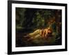 The Death of Ophelia, 1844-Eugene Delacroix-Framed Giclee Print