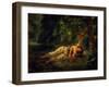 The Death of Ophelia, 1844-Eugene Delacroix-Framed Giclee Print