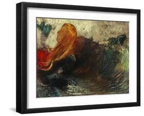 The Death of Ophelia-Odilon Redon-Framed Giclee Print