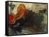 The Death of Ophelia-Odilon Redon-Framed Stretched Canvas