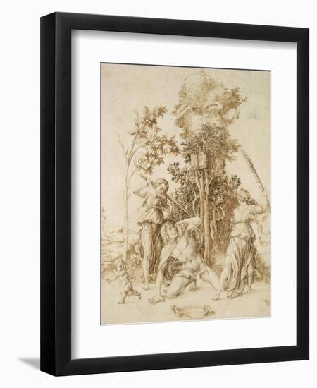 The Death of Orpheus, 1494-Albrecht Dürer-Framed Giclee Print