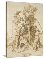 The Death of Orpheus, 1494-Albrecht Dürer-Stretched Canvas