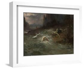 The Death of Orpheus, C.1870-Henri Leopold Levy-Framed Giclee Print