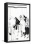 The Death of Pierrot-Aubrey Beardsley-Framed Stretched Canvas