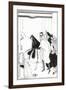 The Death of Pierrot-Aubrey Beardsley-Framed Art Print