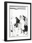 The Death of Pierrot-Aubrey Beardsley-Framed Art Print