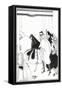 The Death of Pierrot-Aubrey Beardsley-Framed Stretched Canvas