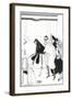 The Death of Pierrot-Aubrey Beardsley-Framed Art Print