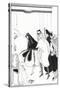 The Death of Pierrot-Aubrey Beardsley-Stretched Canvas