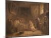 The Death of Poussin-Francois-Marius Granet-Mounted Giclee Print