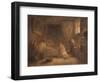 The Death of Poussin-Francois-Marius Granet-Framed Giclee Print