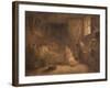 The Death of Poussin-Francois-Marius Granet-Framed Giclee Print