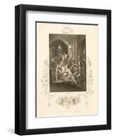 The Death of Prince Arthur, in King John by William Shakespeare (1564-1616) Engraved by J. Rogers-William Hamilton-Framed Giclee Print