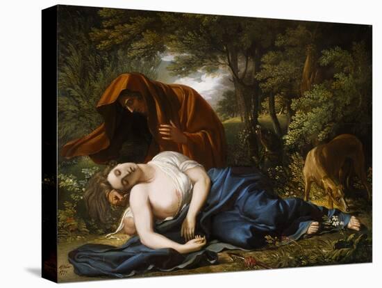 The Death of Procris, 1770, Retouched 1803-Benjamin West-Stretched Canvas