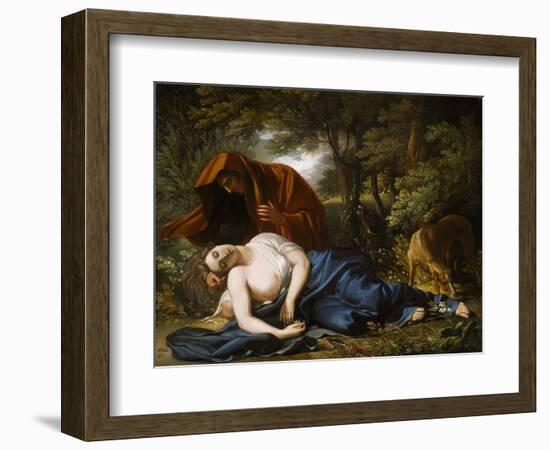 The Death of Procris, 1770, Retouched 1803-Benjamin West-Framed Giclee Print