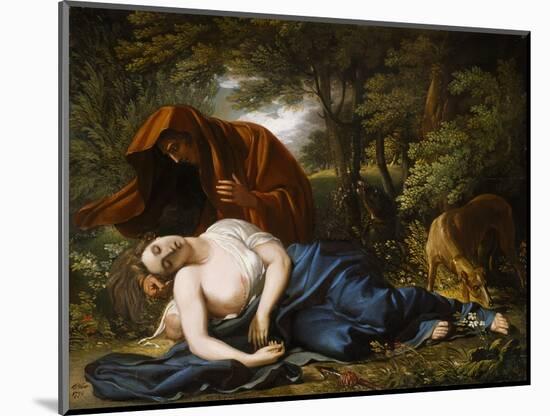 The Death of Procris, 1770, Retouched 1803-Benjamin West-Mounted Giclee Print