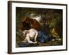 The Death of Procris, 1770, Retouched 1803-Benjamin West-Framed Giclee Print