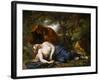 The Death of Procris, 1770, Retouched 1803-Benjamin West-Framed Giclee Print