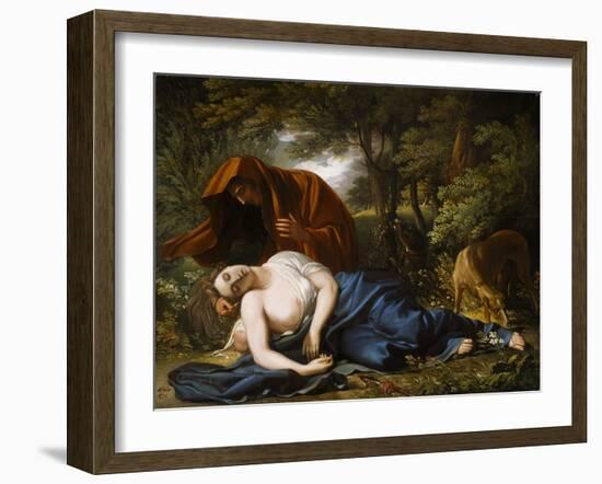 The Death of Procris, 1770, Retouched 1803-Benjamin West-Framed Giclee Print